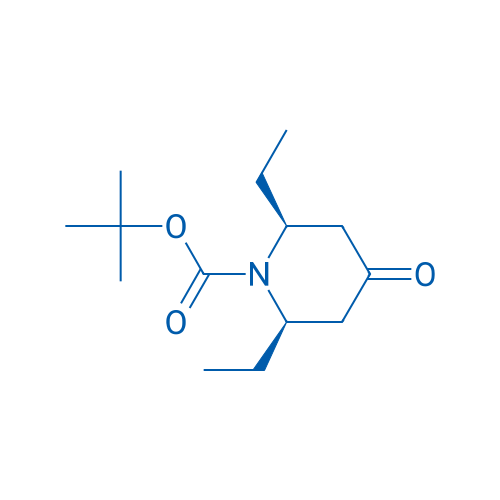 (2R,6S)-rel-tert-Butyl 2,6-diethyl-4-oxopiperidine-1-carboxylate 5g