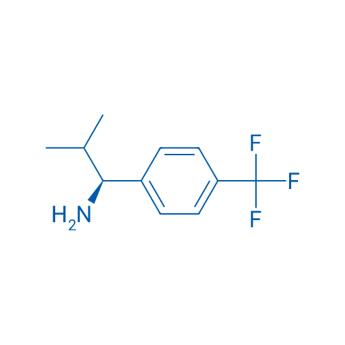 (S)-2-Methyl-1-(4-(trifluoromethyl)phenyl)propan-1-amine 100mg