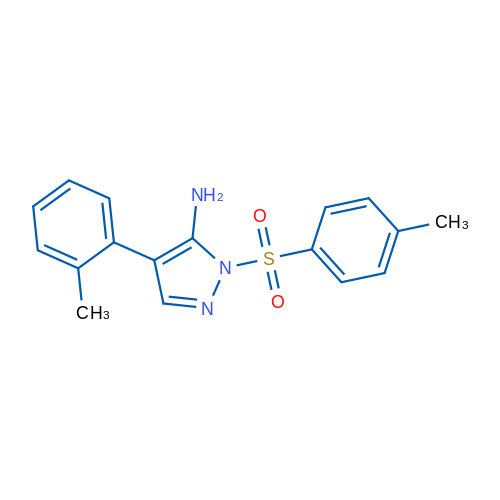4-(o-Tolyl)-1-tosyl-1H-pyrazol-5-amine 1g