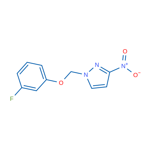 1-((3-Fluorophenoxy)methyl)-3-nitro-1H-pyrazole 1g