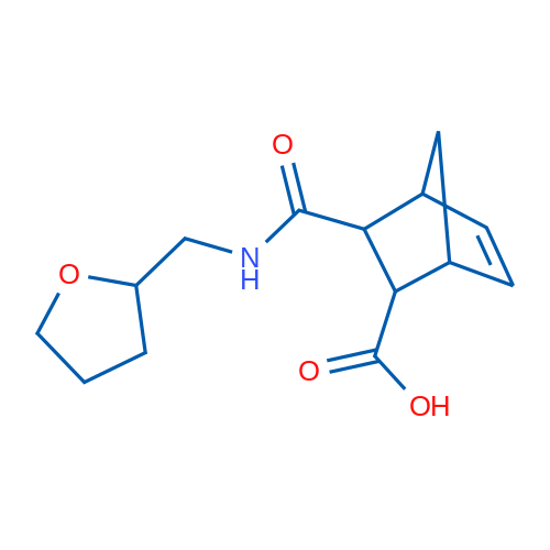 3-(((Tetrahydrofuran-2-yl)methyl)carbamoyl)bicyclo[2.2.1]hept-5-ene-2-carboxylic acid 1g