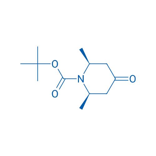 cis-tert-Butyl 2,6-dimethyl-4-oxopiperidine-1-carboxylate 250mg