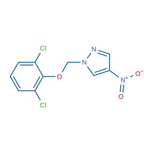 1-((2,6-Dichlorophenoxy)methyl)-4-nitro-1H-pyrazole 1g