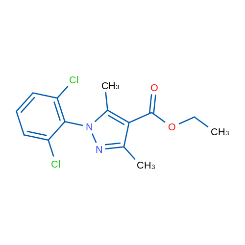 Ethyl 1-(2,6-dichlorophenyl)-3,5-dimethyl-1H-pyrazole-4-carboxylate 1g