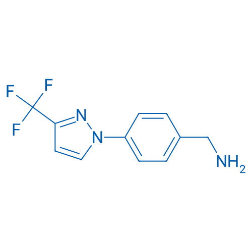 (4-(3-(Trifluoromethyl)-1h-pyrazol-1-yl)phenyl)methanamine 50mg