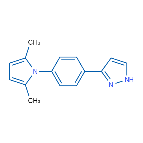 3-[4-(2,5-Dimethyl-1H-pyrrol-1-yl)phenyl]-1H-pyrazole 1g