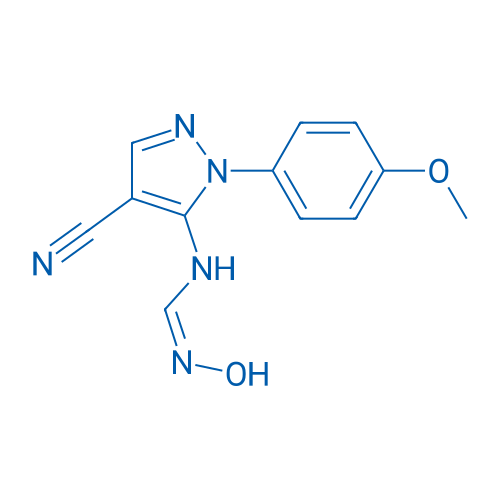 (Z)-N-[4-Cyano-1-(4-methoxyphenyl)-1H-pyrazol-5-yl]-N'-hydroxymethanimidamide 1g