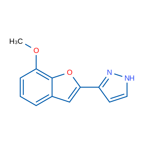 3-(7-Methoxy-1-benzofuran-2-yl)-1H-pyrazole 1g
