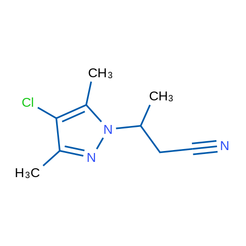 3-(4-Chloro-3,5-dimethyl-1H-pyrazol-1-yl)butanenitrile 1g