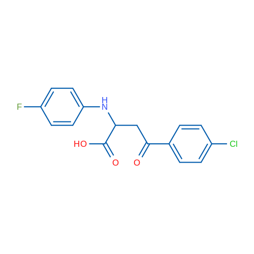 4-(4-Chlorophenyl)-2-[(4-fluorophenyl)amino]-4-oxobutanoic acid 1g