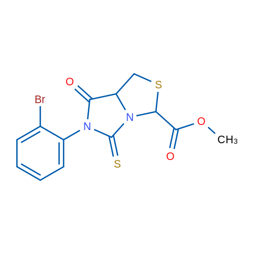 Methyl 6-(2-bromophenyl)-7-oxo-5-sulfanylidene-hexahydroimidazo[1,5-c][1,3]thiazole-3-carboxylate 1g