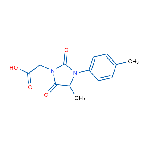 2-[4-Methyl-3-(4-methylphenyl)-2,5-dioxoimidazolidin-1-yl]acetic acid 1g