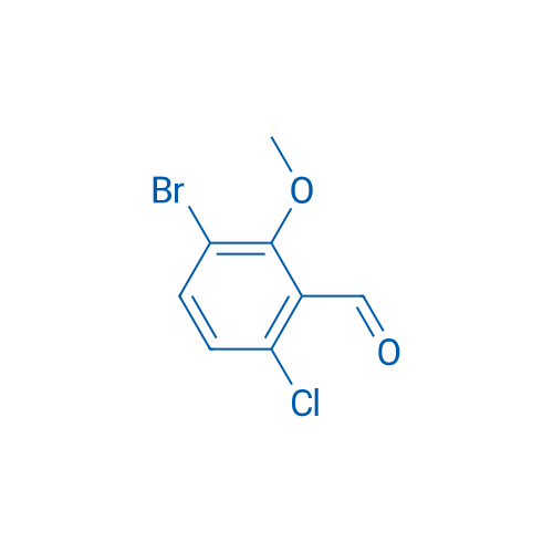 3-Bromo-6-chloro-2-methoxybenzaldehyde 5g