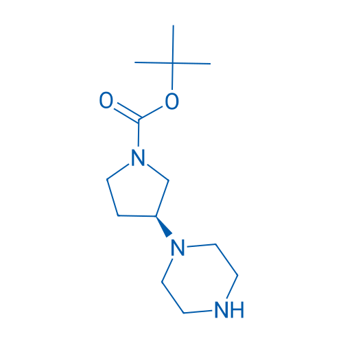 (S)-tert-Butyl 3-(piperazin-1-yl)pyrrolidine-1-carboxylate 100mg