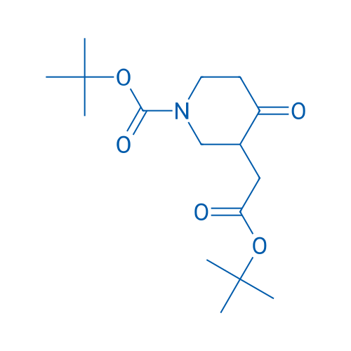 tert-Butyl 3-(2-(tert-butoxy)-2-oxoethyl)-4-oxopiperidine-1-carboxylate 250mg