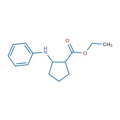 Ethyl 2-(phenylamino)cyclopentanecarboxylate 1g