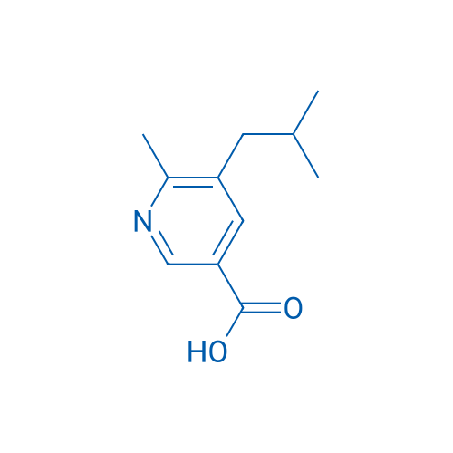 6-Methyl-5-(2-methylpropyl)pyridine-3-carboxylic acid 1g