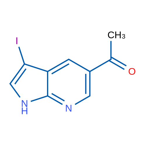 1-(3-Iodo-1H-pyrrolo[2,3-b]pyridin-5-yl)ethanone 1g