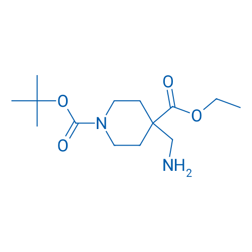 1-tert-Butyl 4-ethyl 4-(aminomethyl)piperidine-1,4-dicarboxylate 250mg