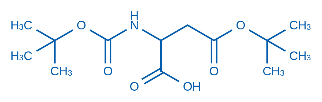 4-(tert-Butoxy)-2-((tert-butoxycarbonyl)amino)-4-oxobutanoic acid 250mg