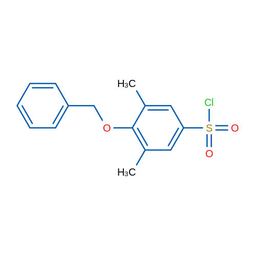 4-(Benzyloxy)-3,5-dimethylbenzene-1-sulfonyl chloride 1g