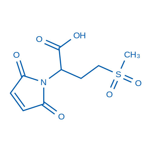 2-(2,5-Dioxo-2,5-dihydro-1H-pyrrol-1-yl)-4-methanesulfonylbutanoic acid 50mg