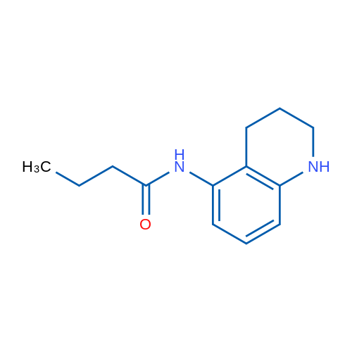 N-(1,2,3,4-Tetrahydroquinolin-5-yl)butanamide 1g