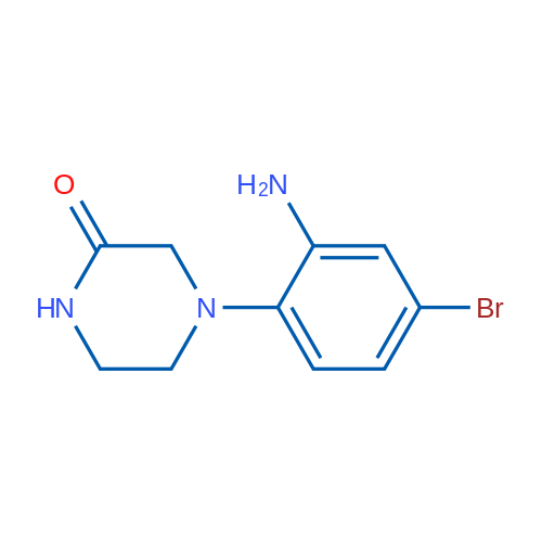 4-(2-Amino-4-bromophenyl)piperazin-2-one 1g