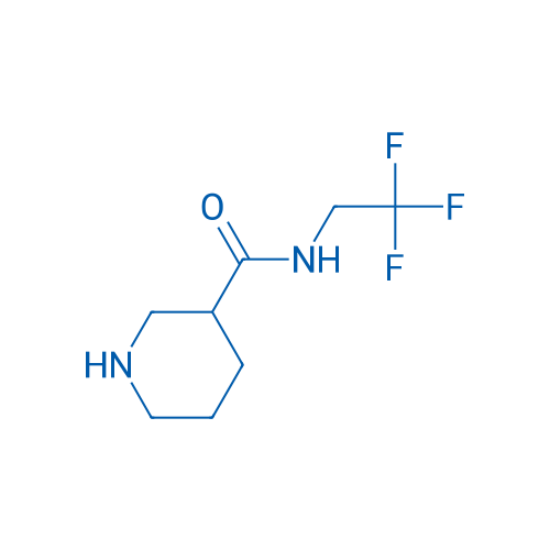 N-(2,2,2-Trifluoroethyl)piperidine-3-carboxamide 250mg