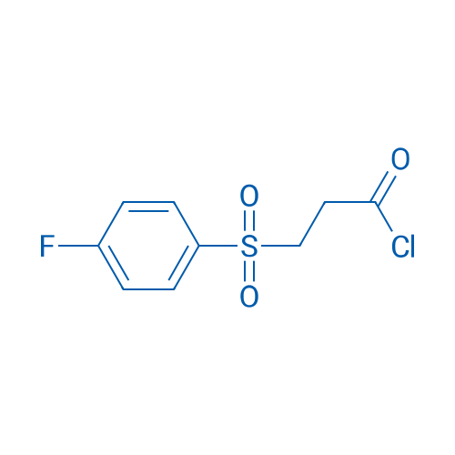 3-((4-Fluorophenyl)sulfonyl)propanoyl chloride 1g
