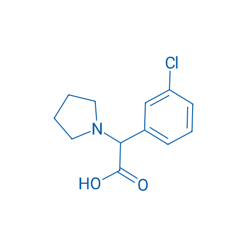 2-(3-Chlorophenyl)-2-(pyrrolidin-1-yl)acetic acid 1g