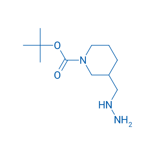 tert-Butyl 3-(hydrazinylmethyl)piperidine-1-carboxylate 250mg