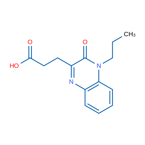 2-quinoxalinepropanoic acid, 3,4-dihydro-3-oxo-4-propyl- 1g