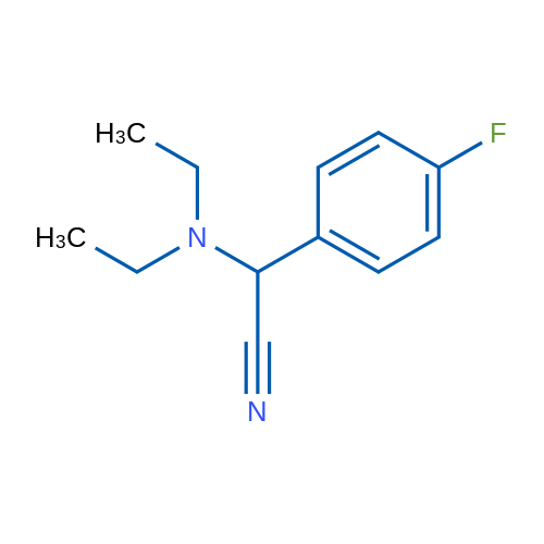 2-(Diethylamino)-2-(4-fluorophenyl)acetonitrile 5g