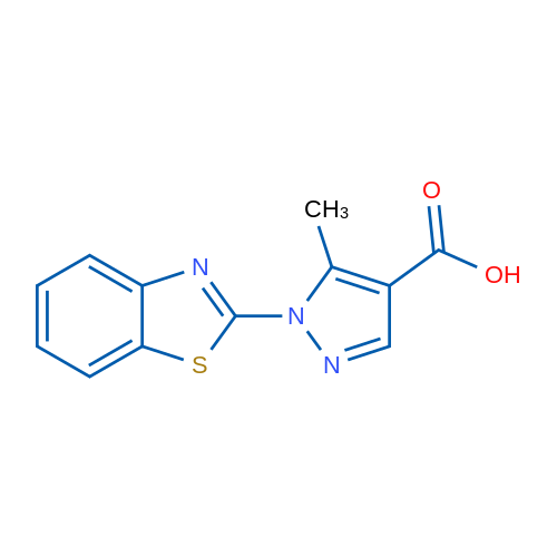 1-(Benzo[d]thiazol-2-yl)-5-methyl-1H-pyrazole-4-carboxylic acid 5g