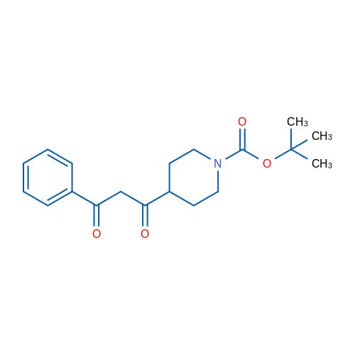 tert-Butyl 4-(3-oxo-3-phenylpropanoyl)piperidine-1-carboxylate 1g