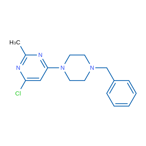 4-(4-Benzylpiperazin-1-yl)-6-chloro-2-methylpyrimidine 1g
