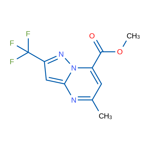 Methyl 5-methyl-2-(trifluoromethyl)pyrazolo[1,5-a]pyrimidine-7-carboxylate 1g