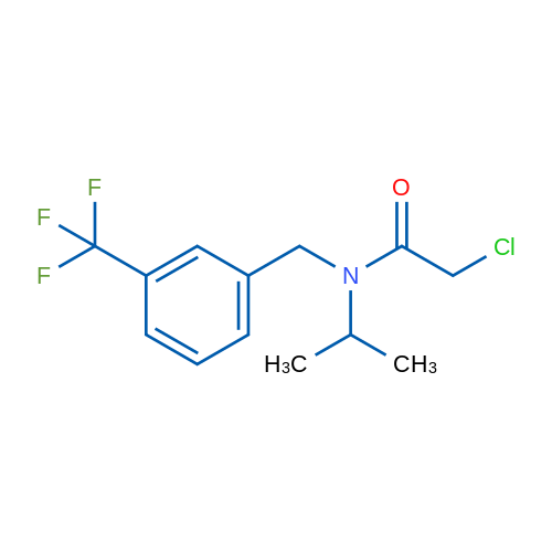 2-Chloro-N-isopropyl-N-(3-(trifluoromethyl)benzyl)acetamide 1g