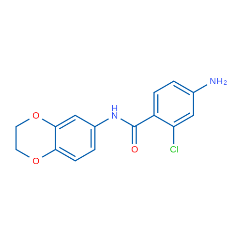 4-Amino-2-chloro-N-(2,3-dihydrobenzo[b][1,4]dioxin-6-yl)benzamide 1g