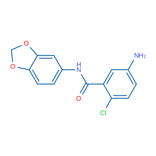 5-Amino-N-(benzo[d][1,3]dioxol-5-yl)-2-chlorobenzamide 1g