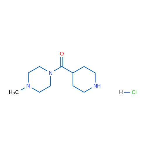 (4-Methylpiperazin-1-yl)(piperidin-4-yl)methanone hydrochloride 1g