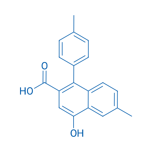 4-Hydroxy-6-methyl-1-(p-tolyl)-2-naphthoic acid 1g