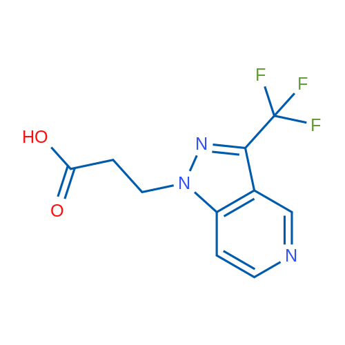 3-(3-(Trifluoromethyl)-1H-pyrazolo[4,3-c]pyridin-1-yl)propanoic acid 1g