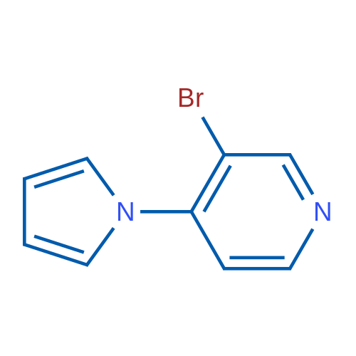 3-Bromo-4-(1H-pyrrol-1-yl)pyridine 1g
