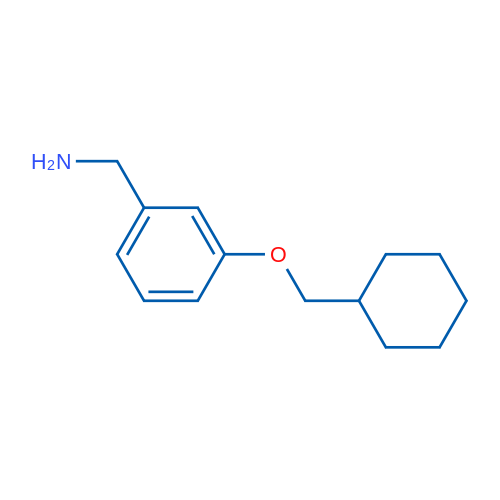 (3-(Cyclohexylmethoxy)phenyl)methanamine 250mg