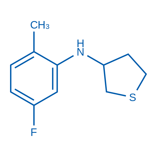 N-(5-Fluoro-2-methylphenyl)thiolan-3-amine 1g