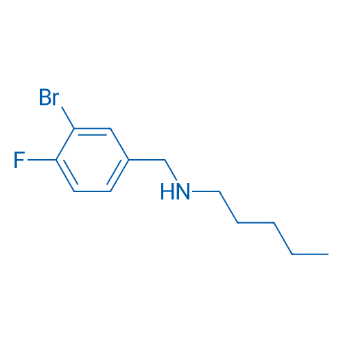 [(3-Bromo-4-fluorophenyl)methyl](pentyl)amine 5g