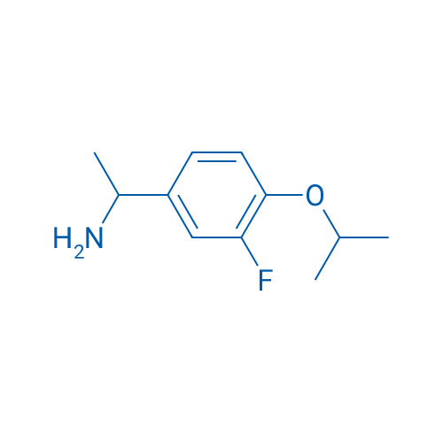 1-[3-Fluoro-4-(propan-2-yloxy)phenyl]ethan-1-amine 1g