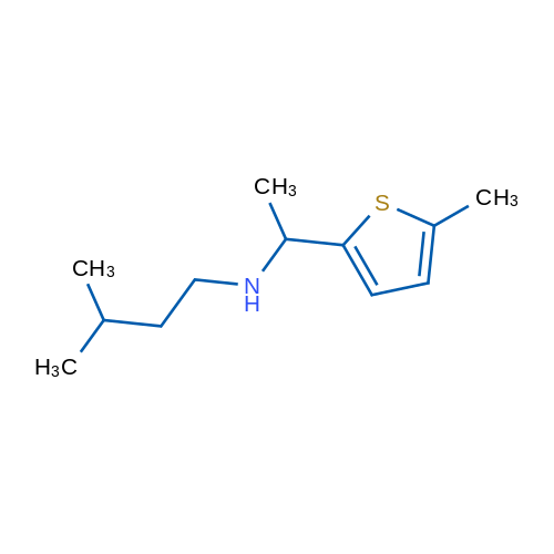 (3-Methylbutyl)[1-(5-methylthiophen-2-yl)ethyl]amine 5g